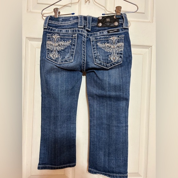 Miss Me Capri Jeans Sz 10 Youth Girl - Picture 4 of 10